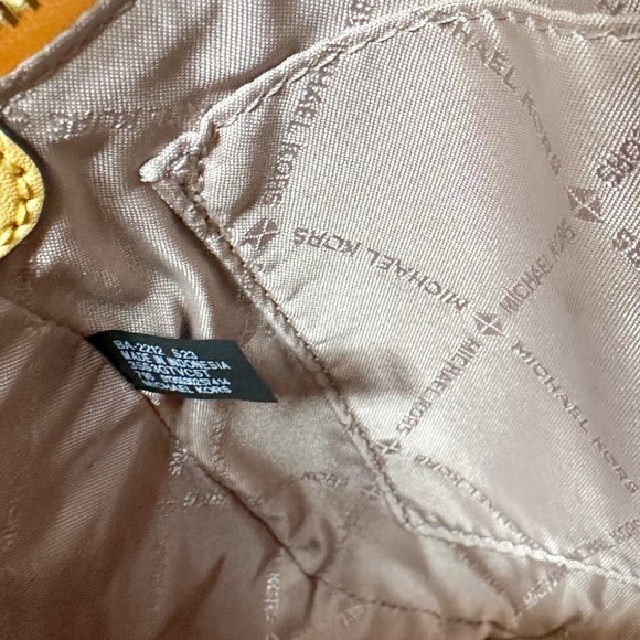 Michael Kors Jet Set Travel Small Crossbody Bag Teach Attached Daffodil - Picture 8 of 13